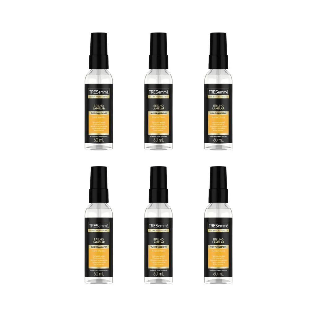 OLEO CAPILAR TRESEMME BRILHO LAMELAR 60ML - KIT C/ 6UN