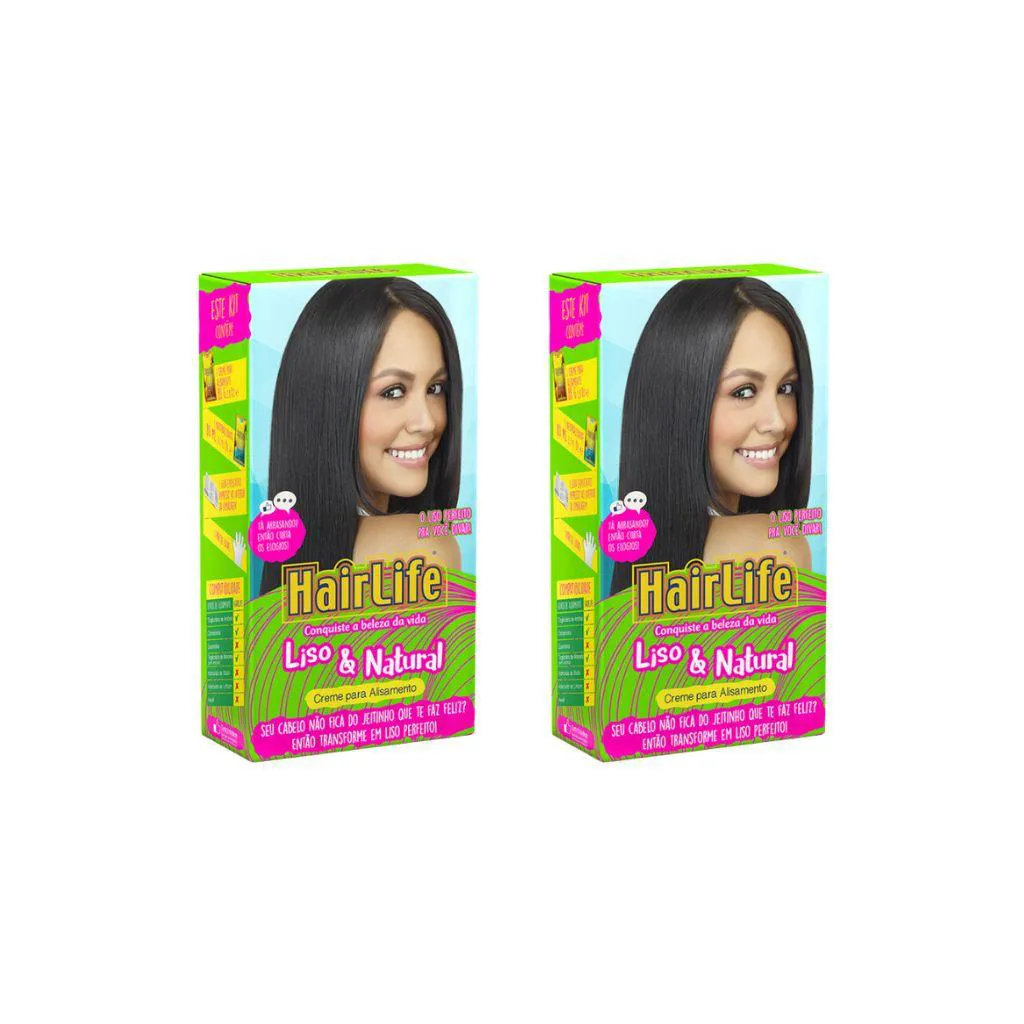 CREME ALISANTE HAIRLIFE LISO 180G - KIT C/ 2UN