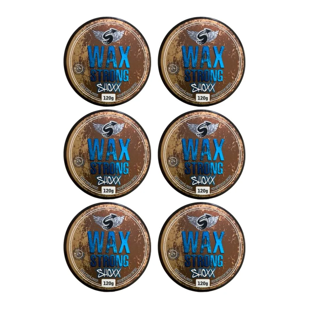 CERA SHOXX WAX STRONG 120G - KIT C/ 6UN