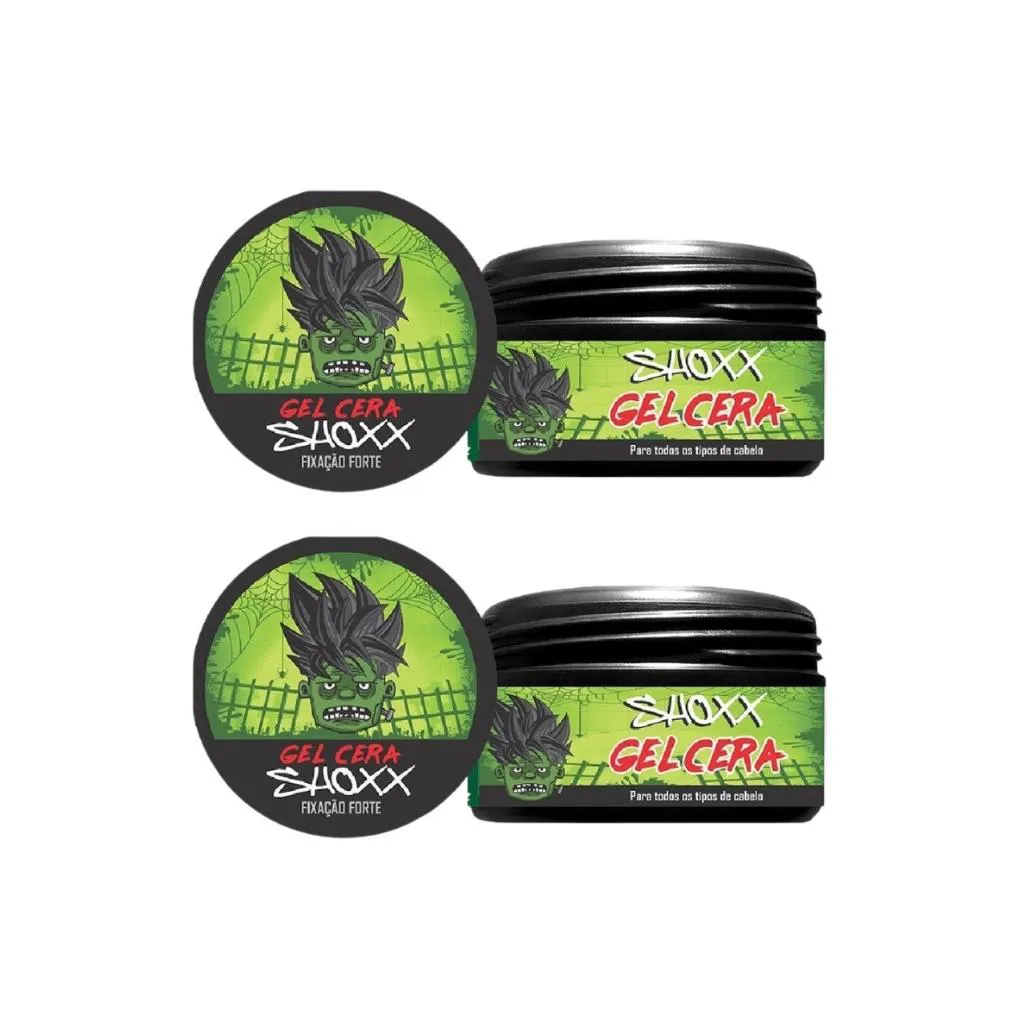 GEL CERA FIXADOR SHOXX 240G - KIT C/ 2UN