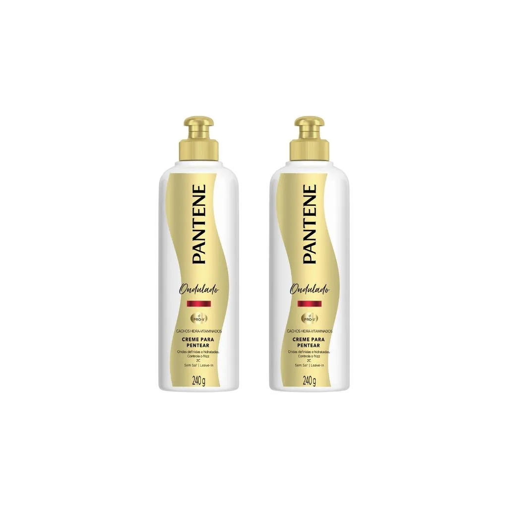CREME PARA PENTEAR PANTENE 240G HIDRA-VIT ONDUL - KIT C/2UN