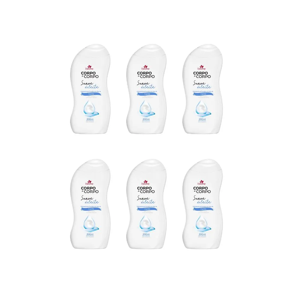 HIDRATANTE CORPORAL DAVENE CORPO A CORPO 200ML SV-KIT C/6UN