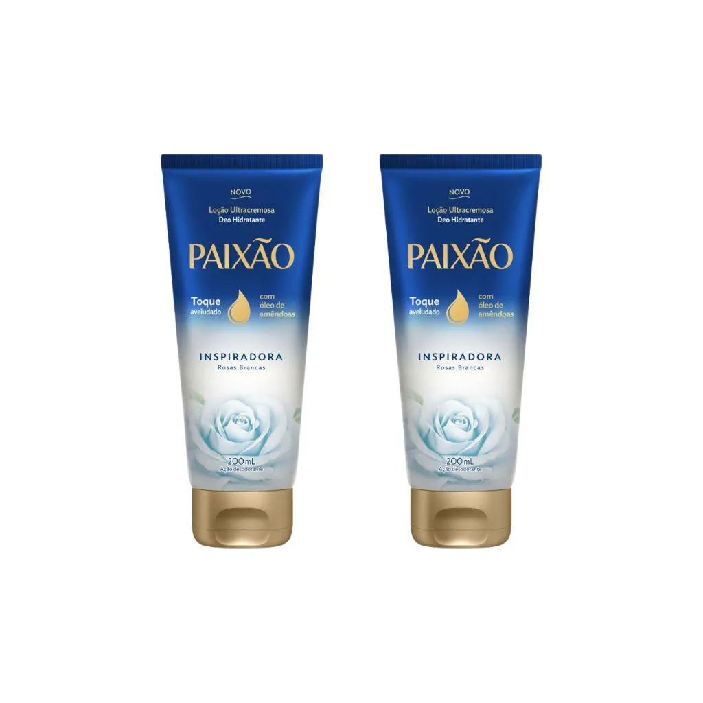 HIDRATANTE CORPORAL PAIXãO BISNAGA 200ML INSPIRA-KIT C/2UN