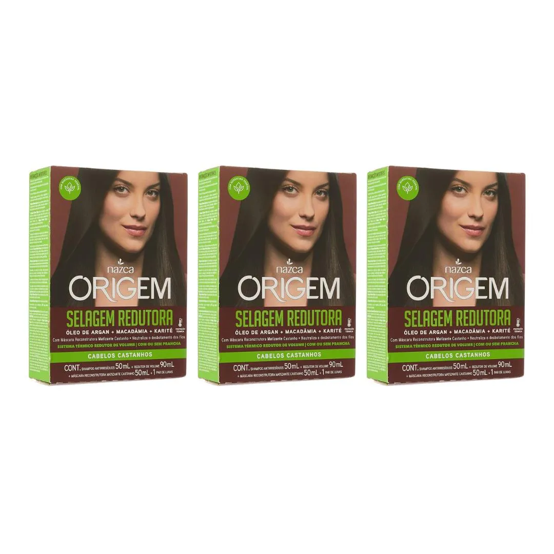 KIT SELAGEM/REDUTORA ORIGEM CASTANHOS - KIT C/ 3UN