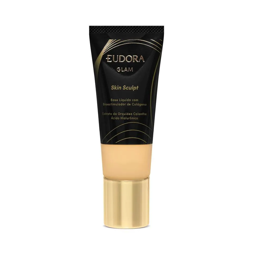 Eudora Glam Skin Sculpt Base Líquida Semi Matte Cor 25 30Ml