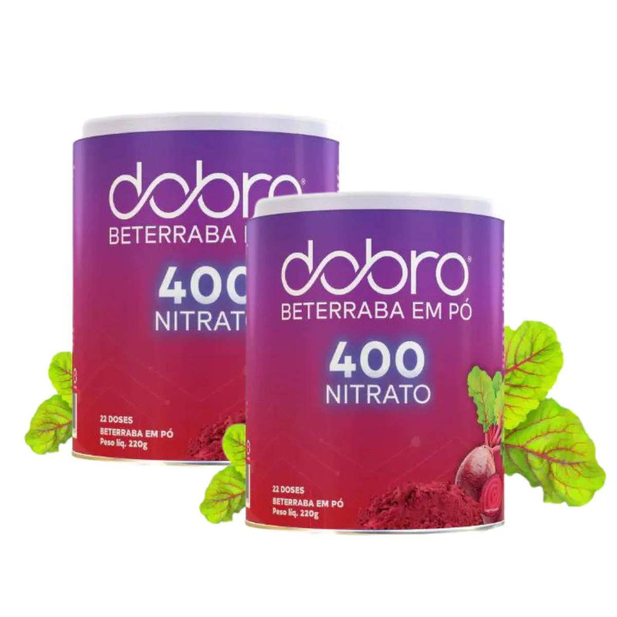 2X BT 400 NITRATO DOBRO BETERRABA EM Pó 220G
