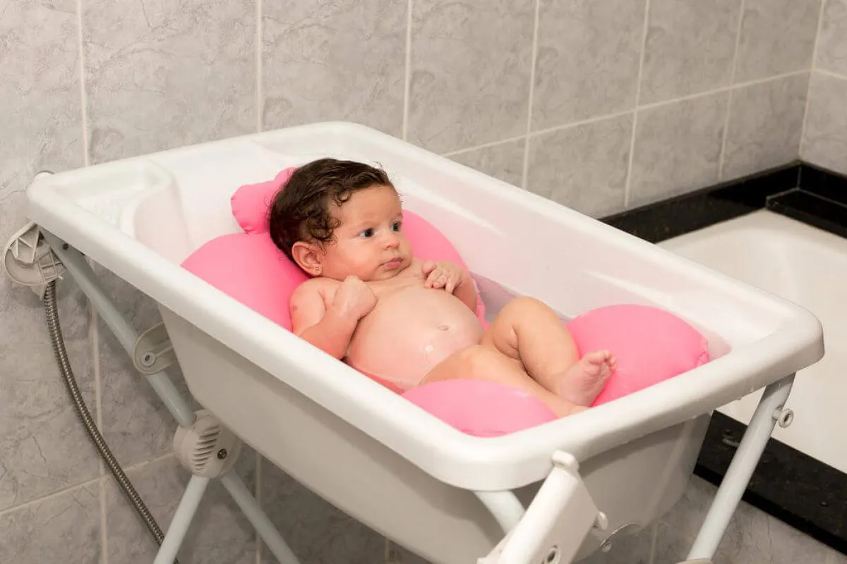 ALMOFADA DE BANHO ROSA TAMANHO P - BABY PIL