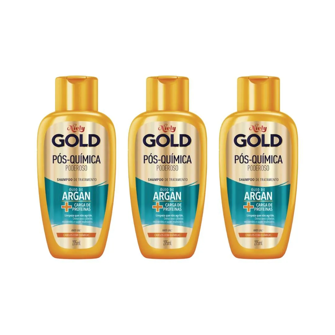 Shampoo Niely Gold Hidratação Profunda 275ml