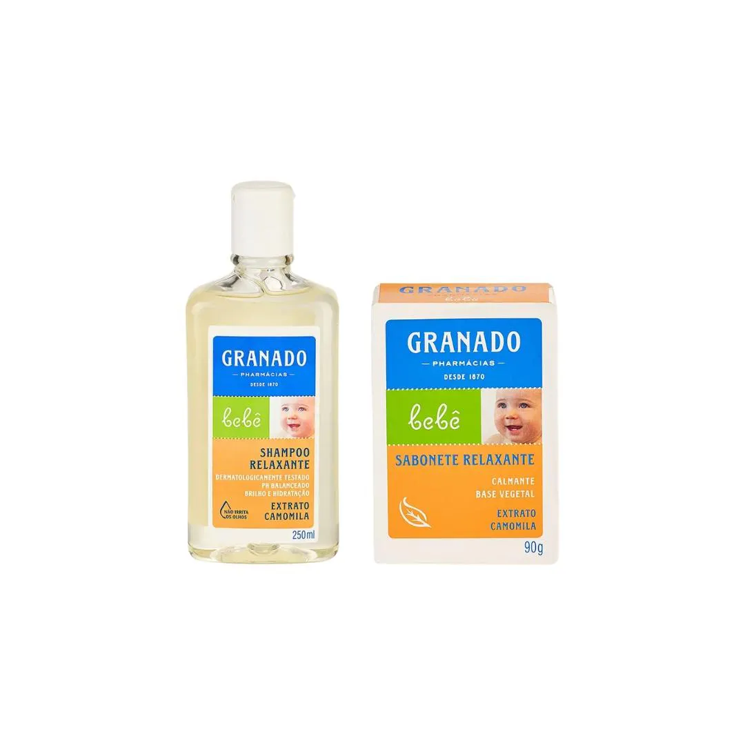 SHAMPOO GRANADO BEBE 250ML CAMOMILA + SAB