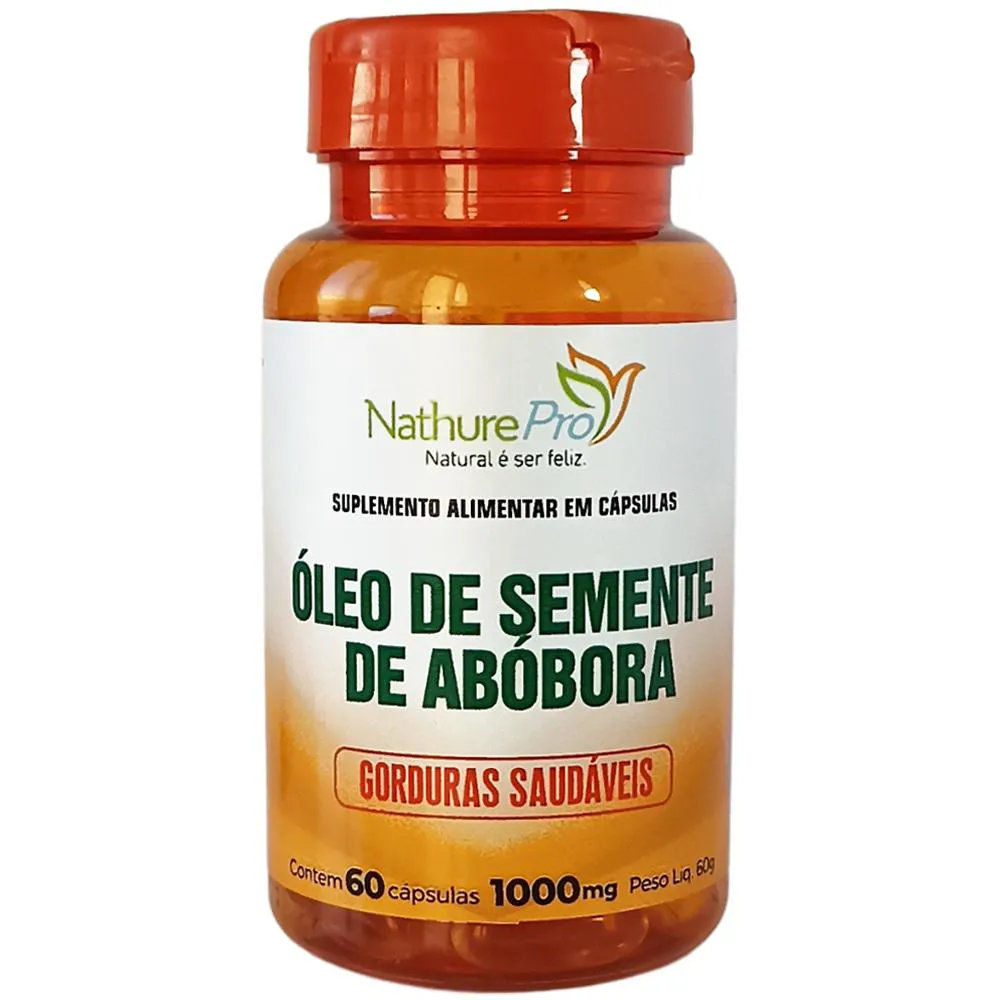 ÓLEO DE SEMENTE DE ABóBORA 60 CáPSULAS 1000MG