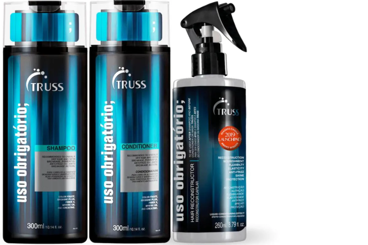 TRUSS USO OBRIGATóRIO SHAMPOO E COND 300ML + USO OBRIGATóRIO