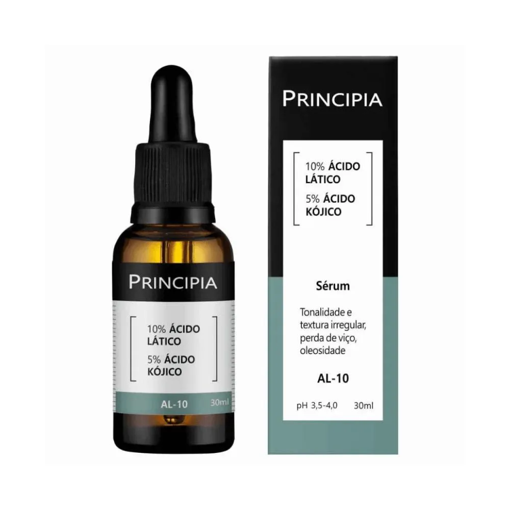 PRINCIPIA SKINCARE AL-10: SéRUM COM 10% ÁCIDO LáTICO + 5% ÁCIDO KóJICO 30 ML