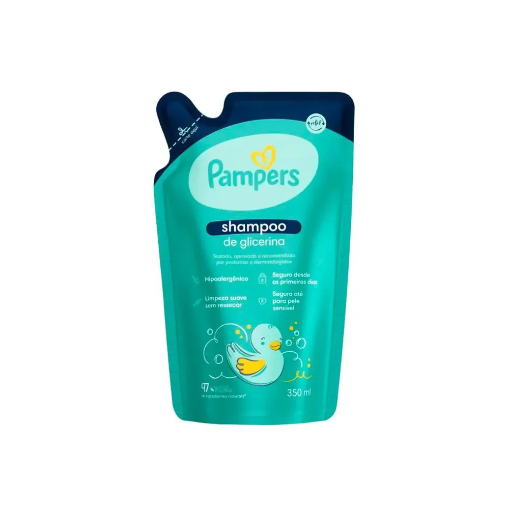 REFIL DE SHAMPOO PAMPERS GLICERINA 350ML