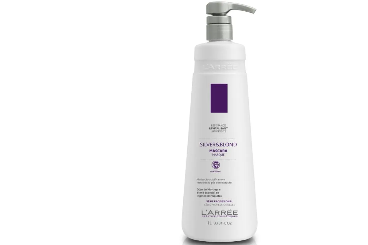L´ARRëE SILVER & BLOND MáSCARA DE MATIZAçãO ACIDIFICANTE 1L