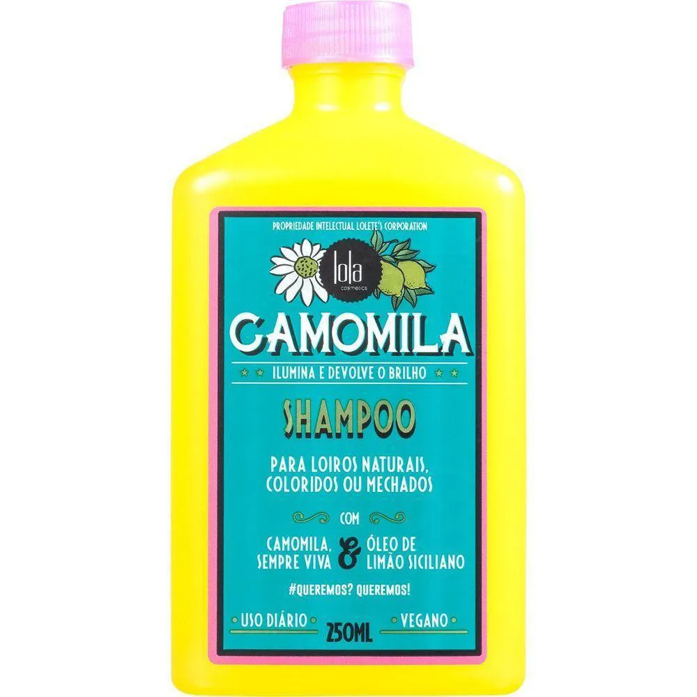 SHAMPOO ILUMINADOR CAMOMILA LOLA COSMETICS 250ML