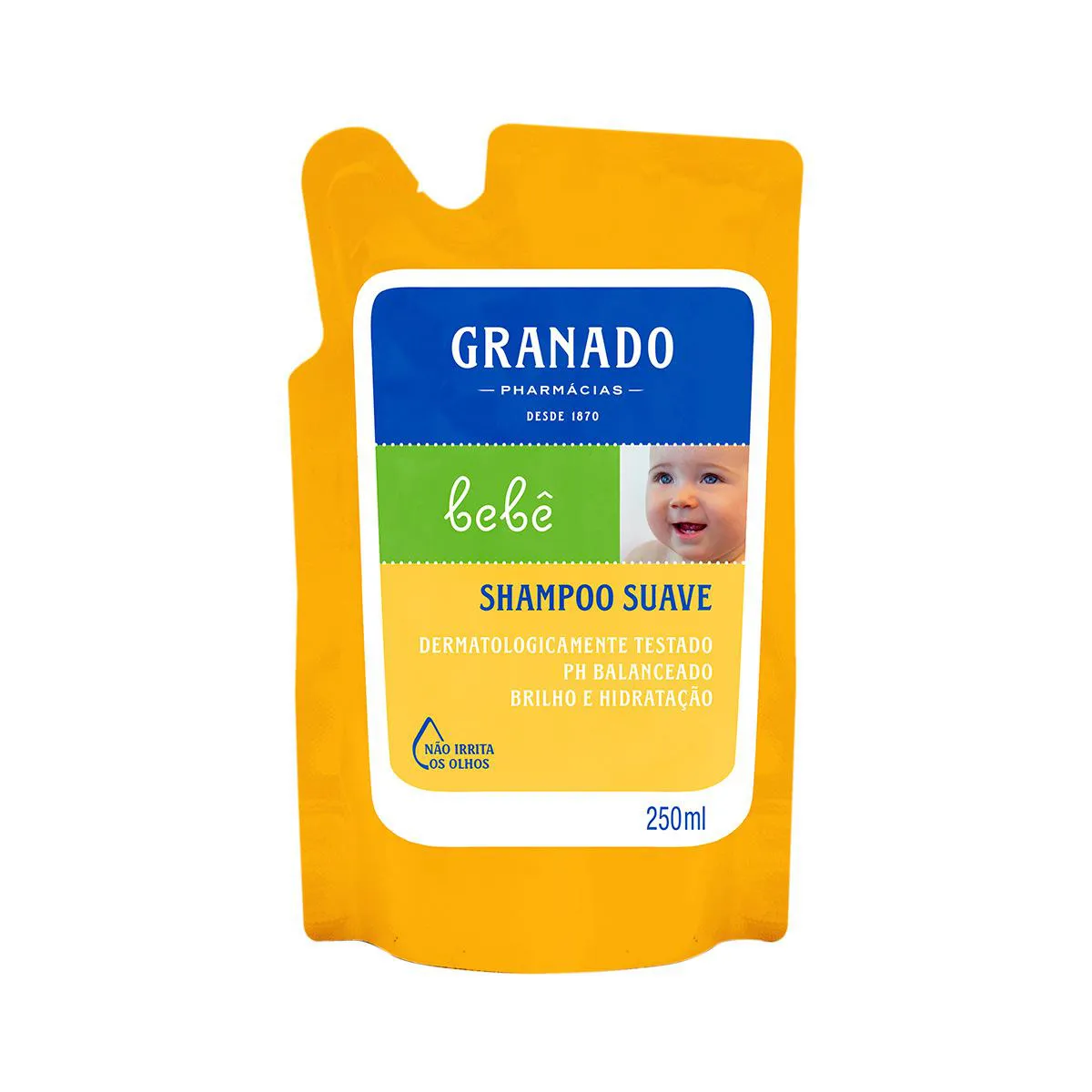 Refil Shampoo Granado Bebê Tradicional 250ml