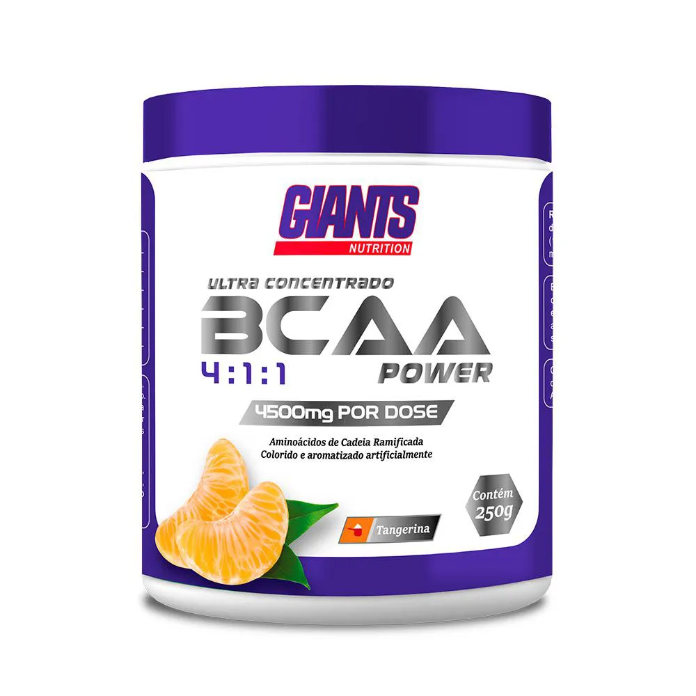 AMINOACIDO BCAA POWDER 4:1:1 4500MG TANGERINA 250G GIANTS NUTRITION