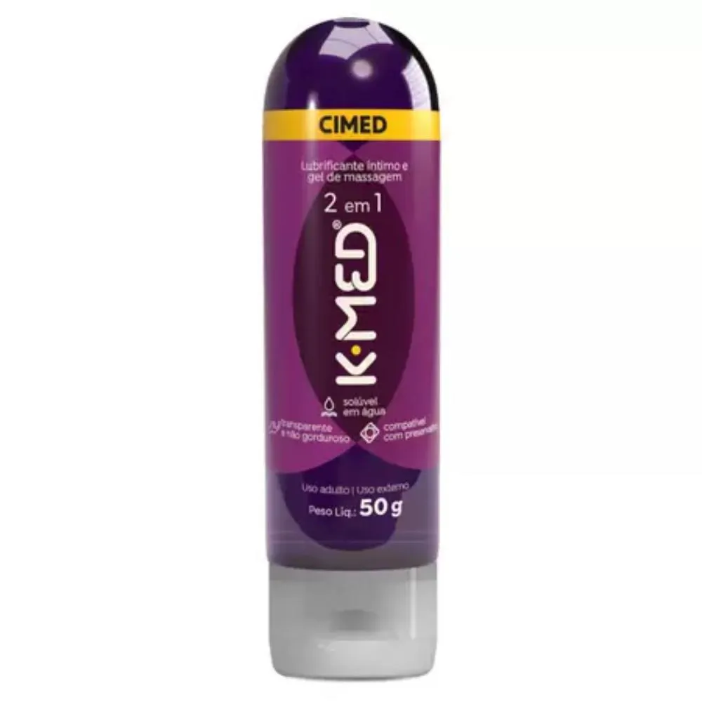 K-MED 2 EM 1 GEL MASSAGEM LUBRIFICANTE 50G CIMED