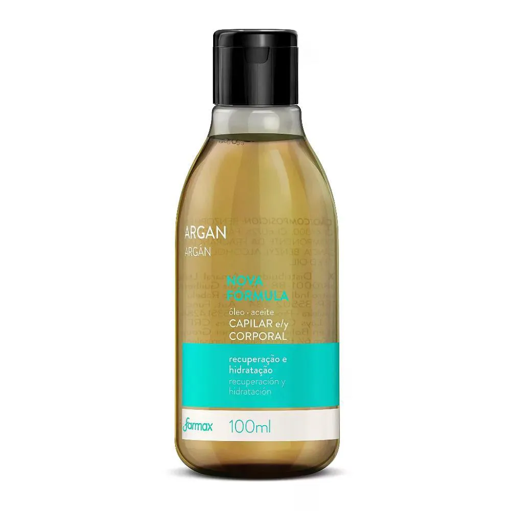 OLEO DE ARGAN 100 ML FARMAX PARA CABELOS