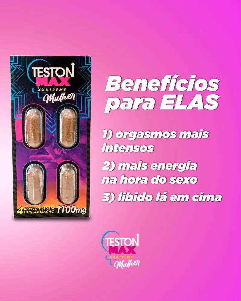 TESTON MAX MULHER ALTA CONCENTRACAO - CAIXA 48 CAPSULAS 1025559 | Drogasil