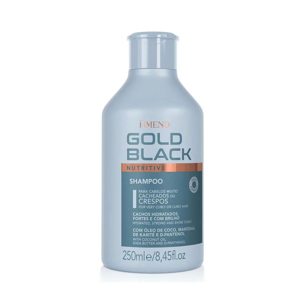 Shampoo Amend Gold Black Nutritive 250ml