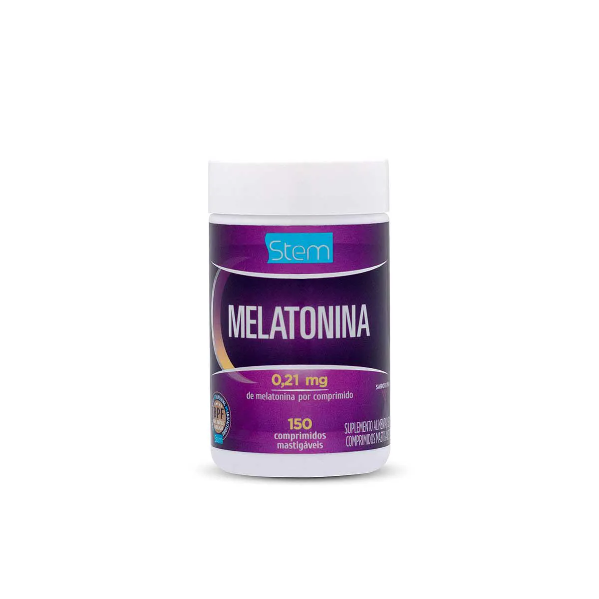 Suplemento Alimentar Melatonina 0,21mg Stem 150 Comprimidos