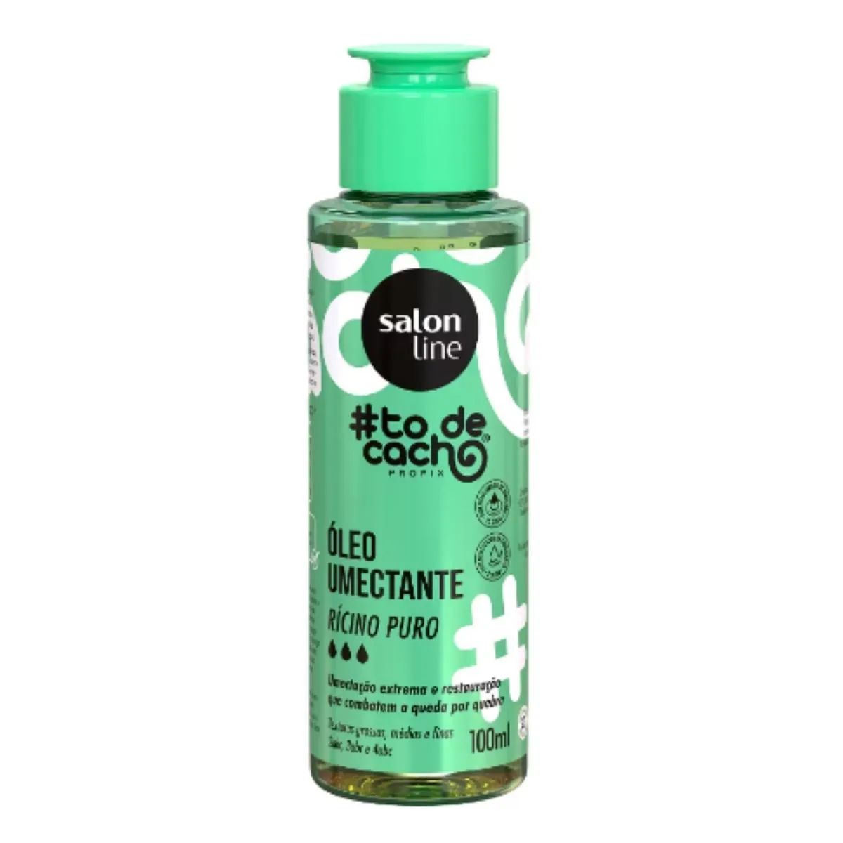 SALON LINE #TODE CACHO OLéO UMEC CONDICIONADOR RíCINO PURO 100ML