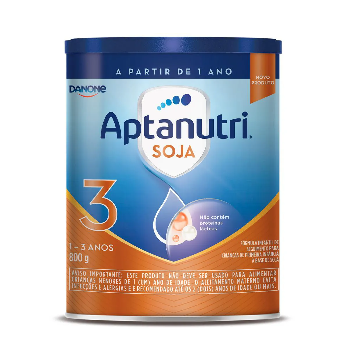 APTANUTRI SOJA 3 FORMULA INFANTIL 1 A 3 ANOS 800G 954683 | Droga Raia
