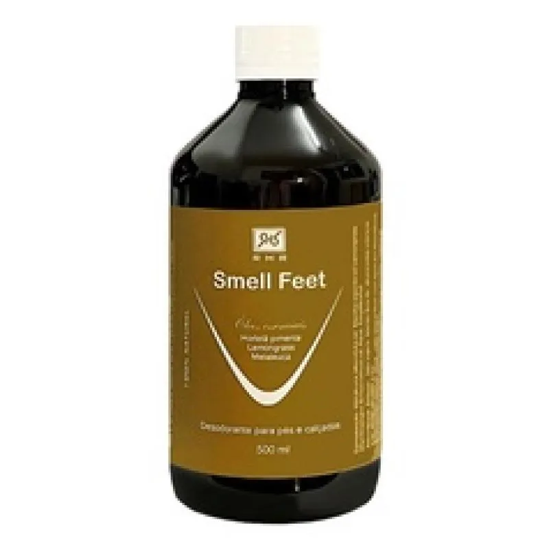 DESODORANTE PARA PéS E CALçADOS COM ÓLEOS ESSENCIAIS - SMELL FEET 120ML