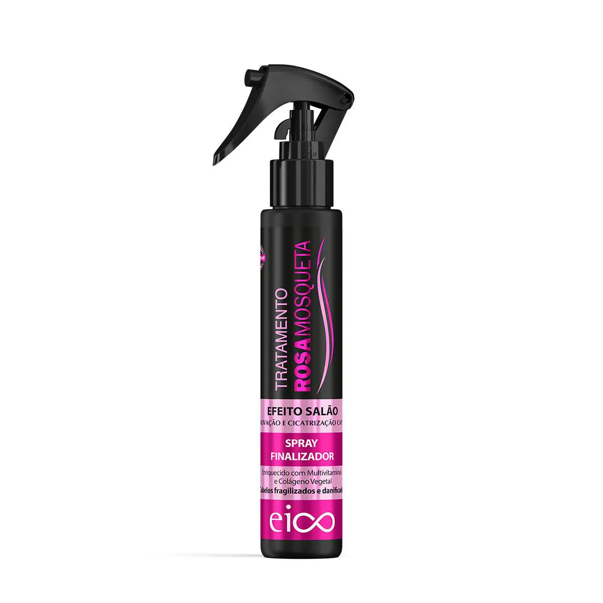 Spray Finalizador Eico Rosa Mosqueta Efeito Salão 120ml