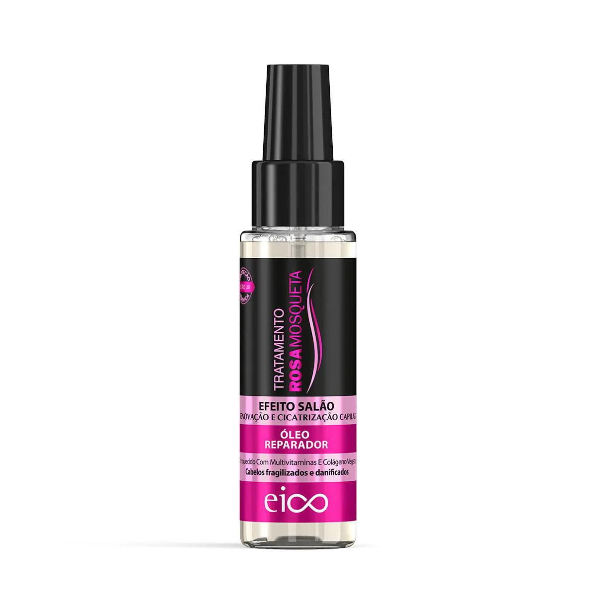 Óleo Reparador Eico Rosa Mosqueta Efeito Salão 60ml