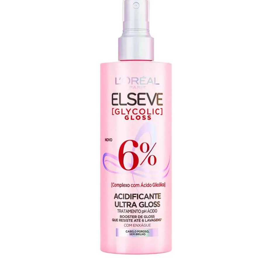 ULTRA GLOSS ELSEVE GLYCOLIC GLOSS TRATAMENTO ACIDIFICANTE 200ML