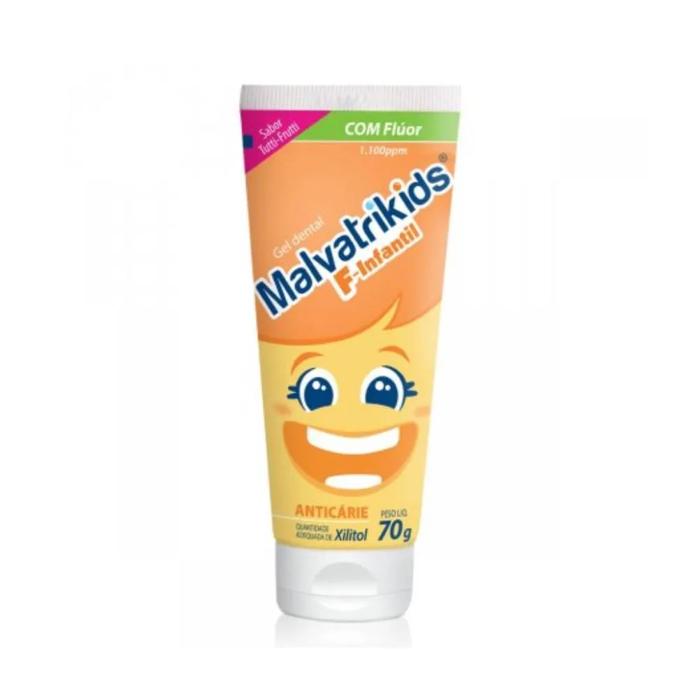 GEL DENTAL MALVATRIKIDS COM FLúOR NA CONCENTRAçãO C