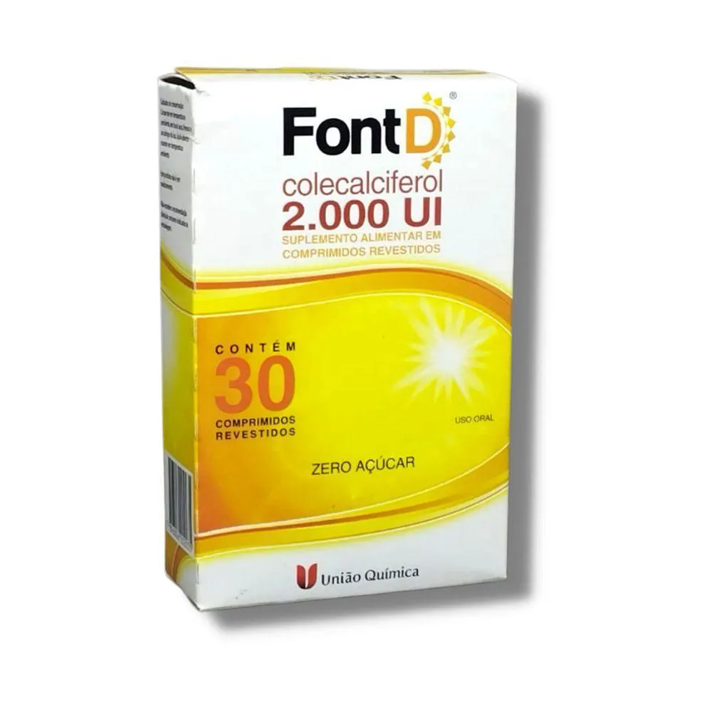 FONT D 2.000UI SUPLEMENTO ALIMENTAR VITAMINA D3 30 COMPRIMIDOS