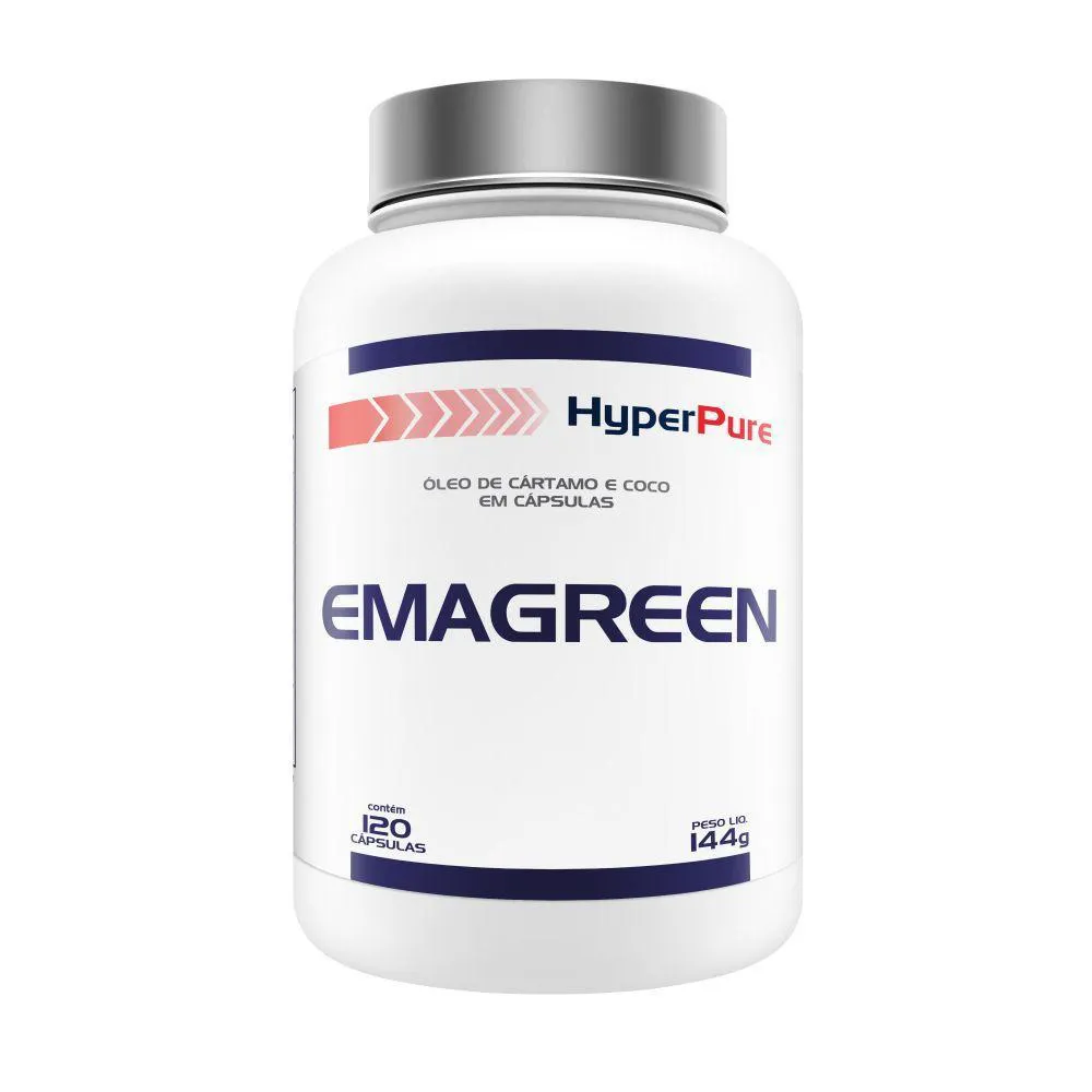 EMAGREEN ÓLEO DE CáRTAMO + COCO 120 CáPSULAS HYPERPURE