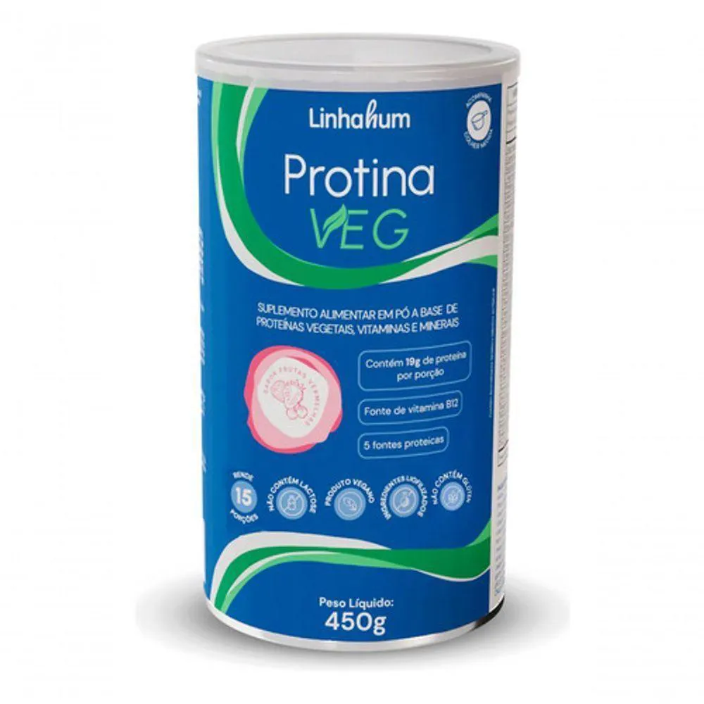 2UN PROTEINA VEGANA PROTINA VEG VITAMINAS MINERAIS LINHAHUM COR:INCOLOR