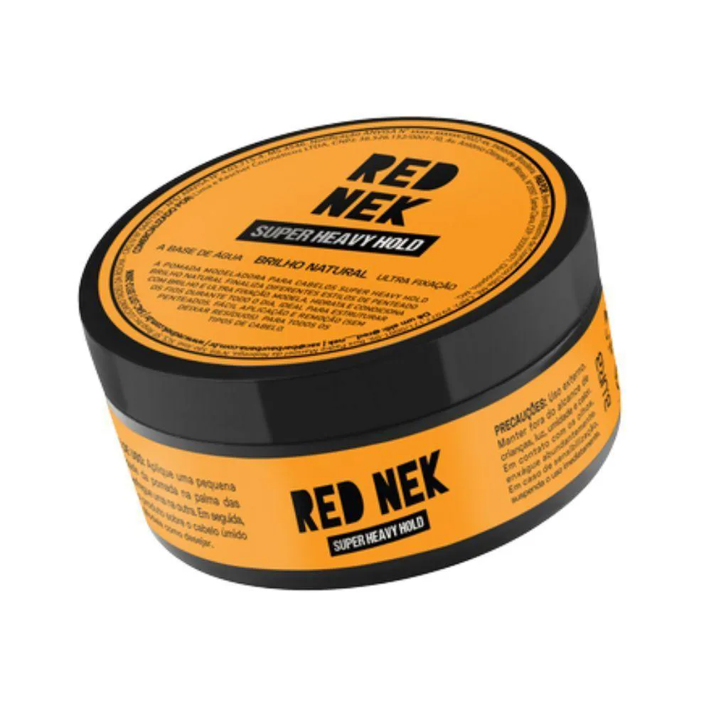 POMADA BRILHO SUPER HEAVY HOLD REDNEK 70G