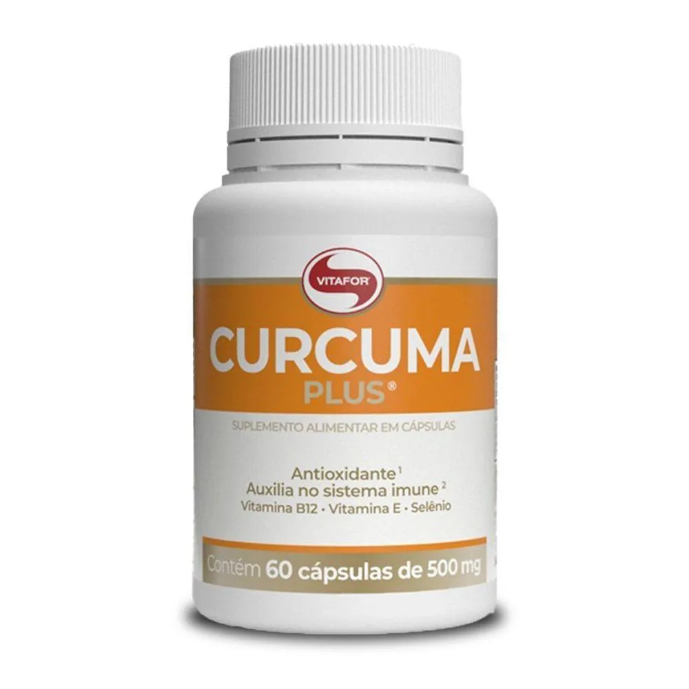 CURCUMA PLUS VITAFOR 500MG 60 CáPSULAS