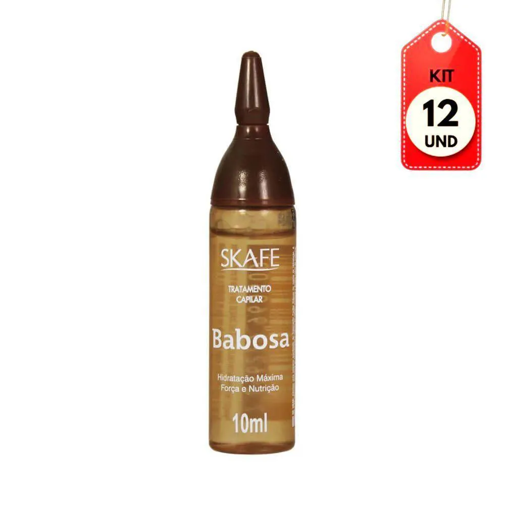 KIT C-12 SKAFE BABOSA VITAMINA CAPILAR 10ML