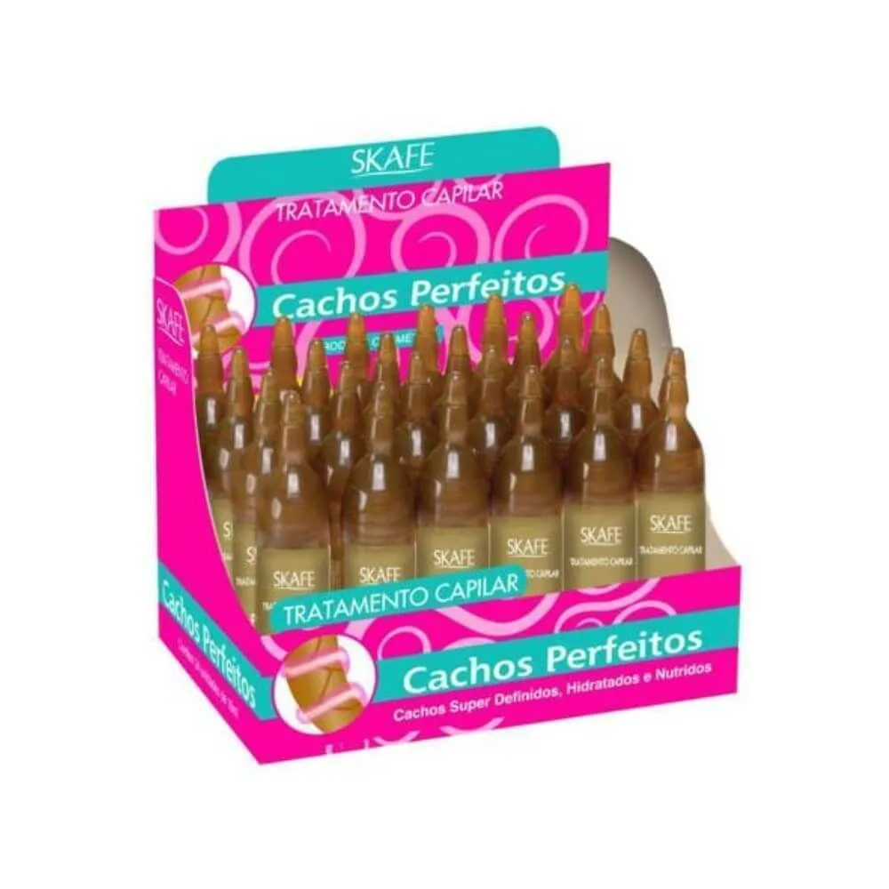SKAFE VITAMINA CAPILAR CACHOS PERFEITOS 24X10ML