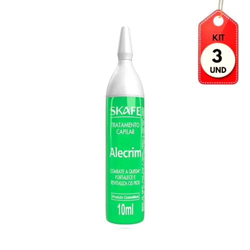 KIT C-03 SKAFE ALECRIM AMPOLA CAPILAR 10ML