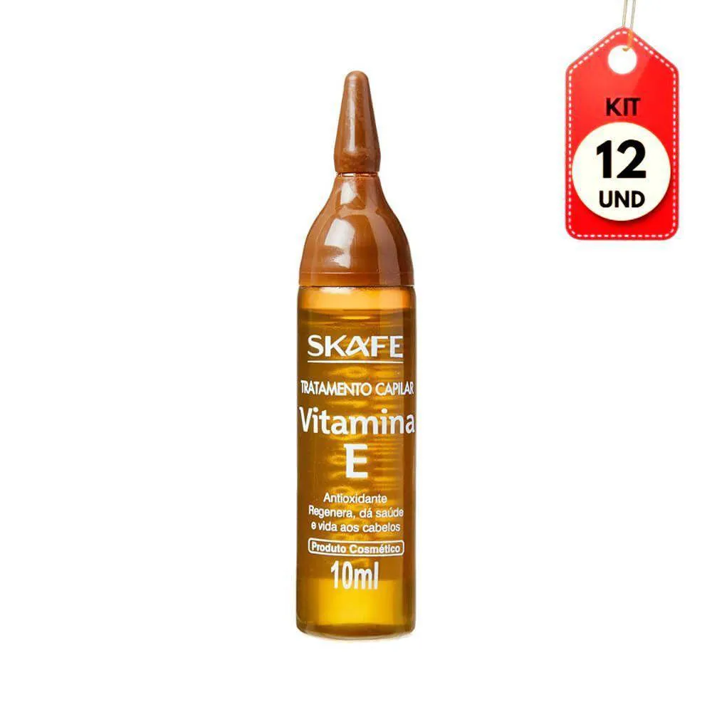 KIT C-12 SKAFE VITAMINA E VITAMINA CAPILAR 10ML