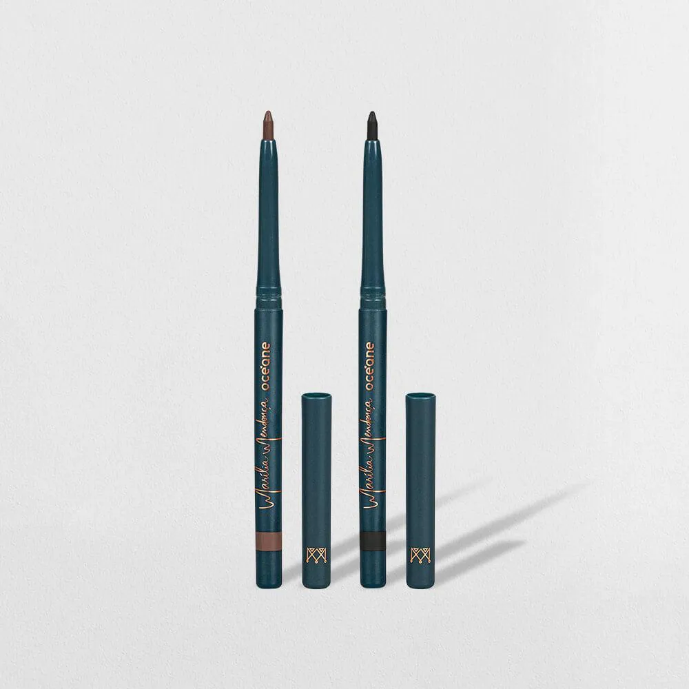 KIT LáPIS DE OLHOS RETRáTIL MARROM + LáPIS DE OLHOS RETRáTIL PRETO MARíLIA MENDONçA BY OCéANE (2 PRODUTOS)