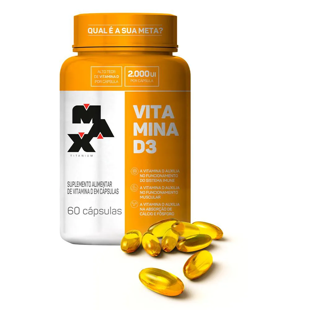 VITAMINA D3 POTE 60 CAPSULAS