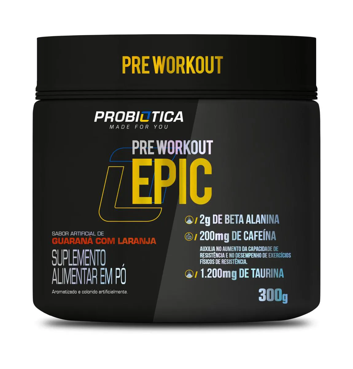 EPIC POTE 300G SABOR GUARANÁ COM LARANJA