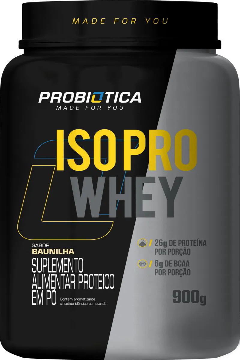 ISO PRO WHEY POTE 900 GR BAUNILHA