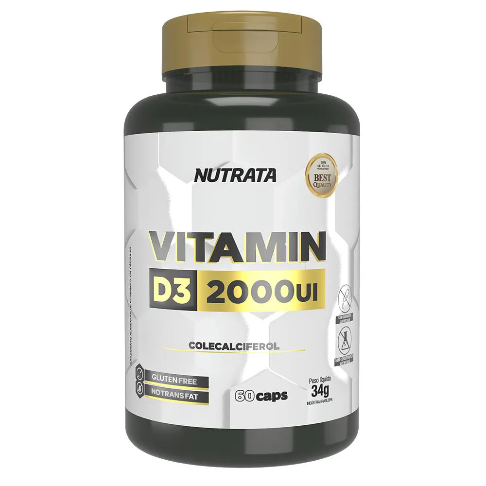 VITAMINA D3 60 CAP - NUTRATA