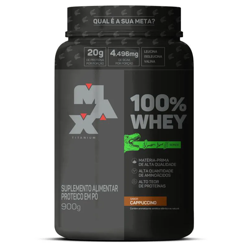 100% WHEY DINO POTE 900G CAPPUCCINO