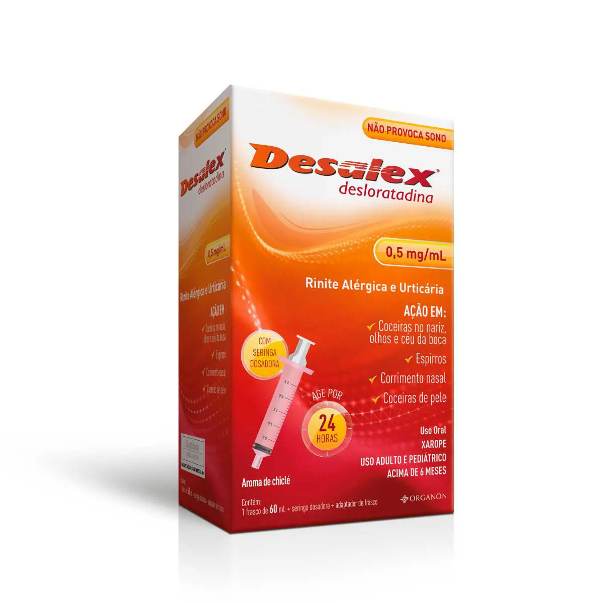 Desalex Desloratadina 0,5mg/ml Xarope 60ml