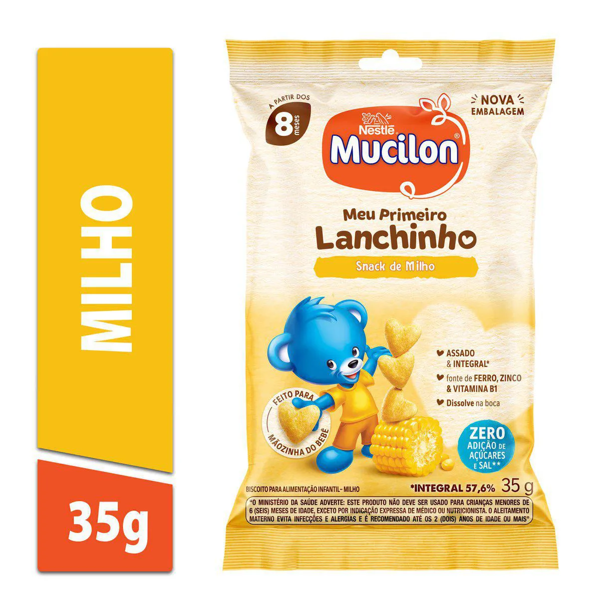 Snack Nestlé Mucilon Primeiro Lanchinho Tradicional 35g